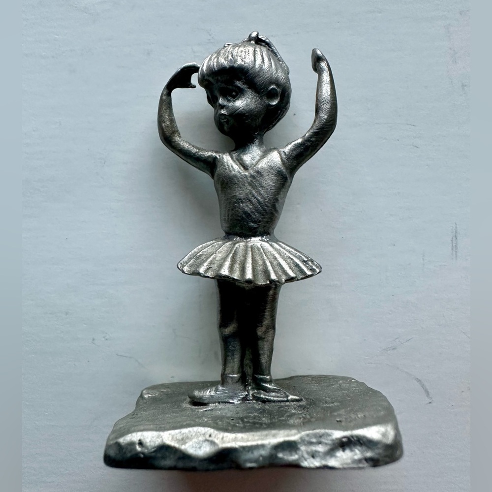 Pewter Ballerina First Pose Figurine